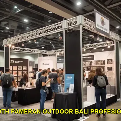 booth pameran outdoor bali profesional